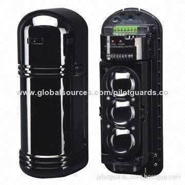 Beams Barrier Motion Detectors, Black Color, Waterproof and Can be Used Outdoor, OEM/ODM Services